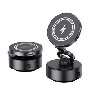 Support T��l��phone Magn��tique Voiture avec Charge Sans Fil et Angle de Vision - Photo 1 sur 14