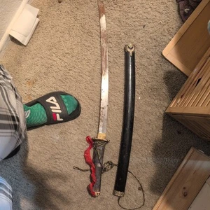 YOROI-DOSHI Samurai Wakizashi KAMON MATSUKAWA Bl - Picture 1 of 6