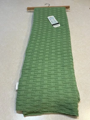 Nicole Miller Artelier Decorative Throw Blanket Green 50" x 70" NWT - Image 1 of 4