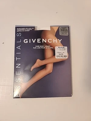 纪梵希 Essentials 连裤袜尺寸裸色风格 1080 尺寸 C/D 全新蕾丝上衣透明 — 第 1/2 张图片