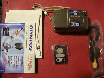 Olympus C-50 Zoom  Digitalkkamera gute Erhaltung mit Fernbedienung - Bild 1 von 4