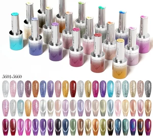 Esmalte de uñas en gel Hema Free UV LED remojo manicura ojo de gato de larga duración - Imagen 1 de 71