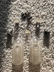 1940 BUICK FRONT FENDER LIGHT LENSES AND MAGNAFIERS  - Picture 1 of 9