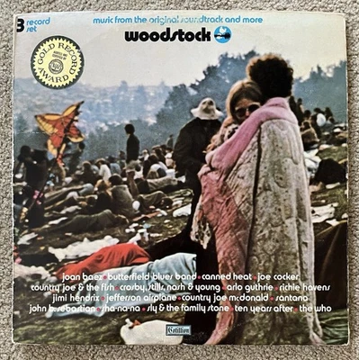 WOODSTOCK - OST Soundtrack 3LP - 1970 Cotillion SD3-500 - TESTED Vinyl * VG+ - Image 1 of 4