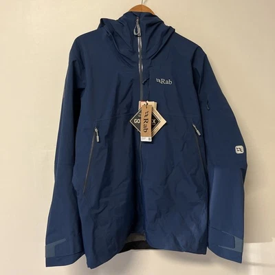 RAB Khroma Diffuse GTX Gore-Tex Jacket Men’s Medium Tempest Blue – New with Tags - Image 1 of 4