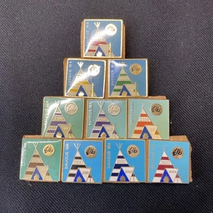 Vintage 10er Set BPOE Saugus Massachusetts Elks Lodge Anstecknadeln 1996-2003 - Bild 1 von 8