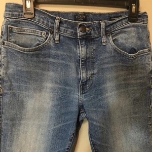 J.Crew Flex Straight Leg Jeans Herren Gr. 30x30 Hellblau Stretch Denim Whisker - Bild 1 von 11