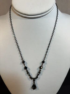 1928 Women's Goth Victorian Style Y Drop Necklace #60 - Picture 1 of 9