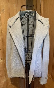 LADIES COUNTRY ROAD GREY ZIP UP JACKET WARM LONG SLEEVES - Picture 1 of 10