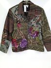 Coldwater Creek Women's Petite Small Tapestry Long Sleeve Button Front Jacket