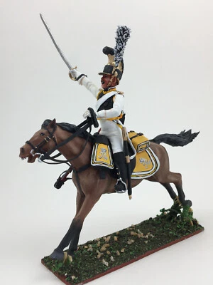 Figura de coracero sajón pintada, soldado napoleónico de hojalata 60 mm 1/30 SOLDADOS VID Foto 1 de 4