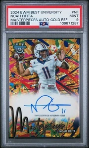 Bowman U Masterpieces 2024 automático #NF Noah Fifita PSA 9 novato radiocontrol como nuevo/50 - Imagen 1 de 3