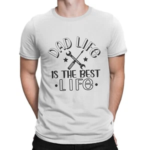 Dad Life Best T-Shirt Father's Day Funny Gift Idea Top Tee Tshirt Daddy Joke - Picture 1 of 2