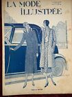 ORIGINAL Antique French MODE ILLUSTREE Fashion Magazine PARIS June 8, 1930