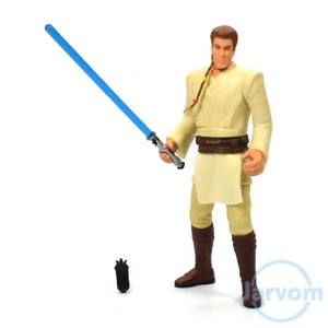 Star Wars 3.75" TPM Phantom Menace Obi-Wan Kenobi Jedi Knight Loose Complete - Picture 1 of 1