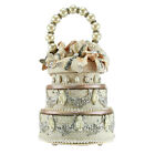 Mary Frances I Do Bridal Ivory Flower Bride White Special Beaded Bag Handbag New