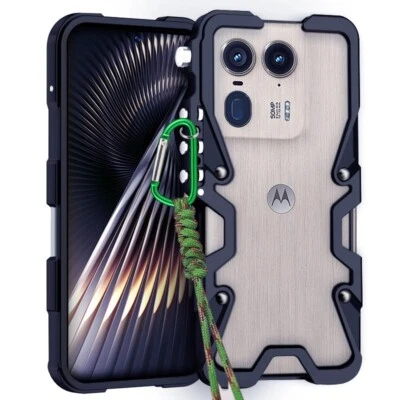Funda blindada de tornillo de parachoques de aluminio para Motorola Edge 50 Pro / Ultra / Fusion / 50 Foto 1 de 4
