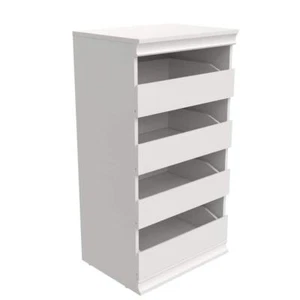 ClosetMaid Wood Closet System 40.2" x 21.3" Freestanding 4-Drawers Storage White - Picture 1 of 5