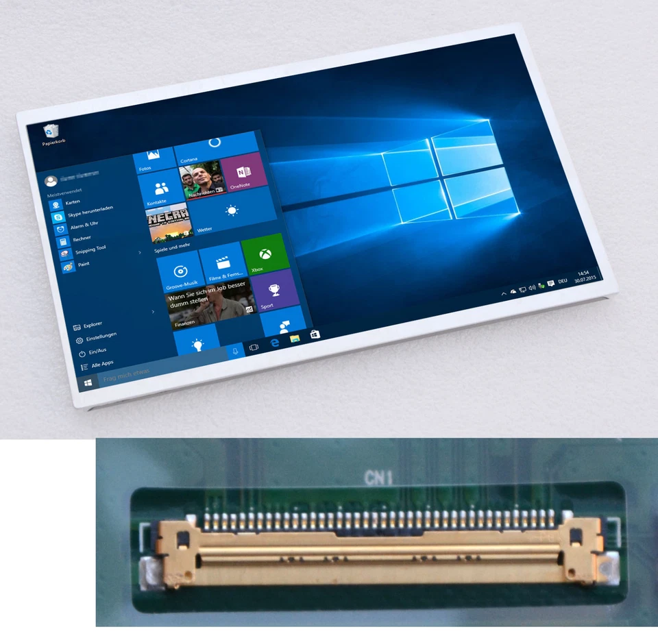 10.1" 25.8cm Matrix LED TFT Lg LP101WSA WSVGA Dell Inspiron Mini 10 01650X T102 - Image 1 of 1