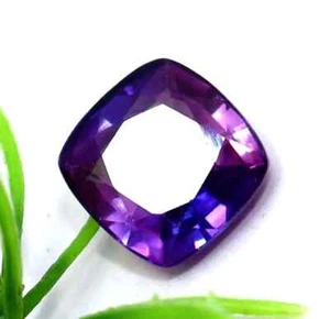 Cojín de tanzanita púrpura natural de 5,55 quilates certificado piedras preciosas sueltas con regalo gratis - Imagen 1 de 8