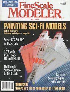FINESCALE MODELER 5/96 SCI-FI MODELS SUNOCO CAMARO SIKORSKY, SOVIET BTR-80, B-25 - Imagen 1 de 2