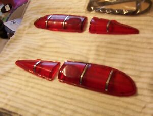 1959 Chevy Wagon Nomad El Camino Taillight Lens set w/ gaskets
