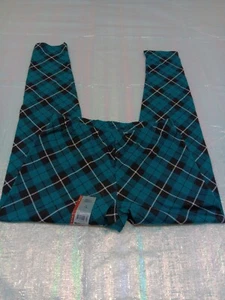 Leggings suaves Argyle verde negro blanco No Boundaries Jr. M 7-9 - Imagen 1 de 7