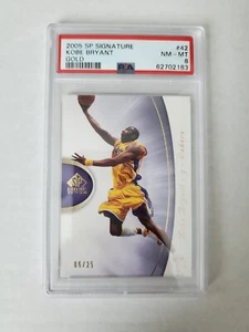 2005-06 KOBE BRYANT SP FIRMA EDIZIONE ORO PARALLELO PSA 8 #6/25! PONTE SUPERIORE! - Foto 1 di 4