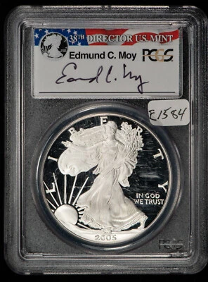 2005-W 1 oz Silver American Eagle Proof - CGG - Moy - PCGS PR 69 DCAM - E1584 - Image 1 of 4