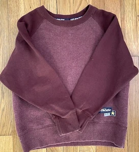 GAP Athletic Maroon Size Small (5-6) Kids Crew Design Fleece Pullover L/S - Picture 1 of 5