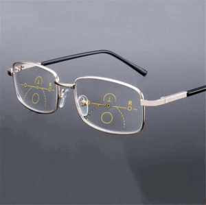 Progressive multifocal presbyopic glasses for both far and near use 1.0~4.0 AU - Picture 1 of 16