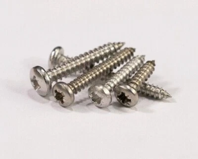 HYFIVE NO.10 STAINLESS STEEL SELF TAPPING SCREWS PAN HEAD POZI DRIVE A4 MARINE GRADE