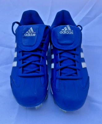 Adidas Excelsior 3/4 Metal Spike Baseball Cleats Blue/White Size 6.5 Model538307 - Image 1 of 4
