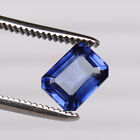 Natürlich Blauer Saphir Kornblume 2.90 Karat Oktagon Juwelen Zertifiziert