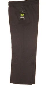 Pantaloni donna sportivi da lavoro pull on neri fuliggine larghi crop nuovi con etichette taglie assortite - Foto 1 di 6
