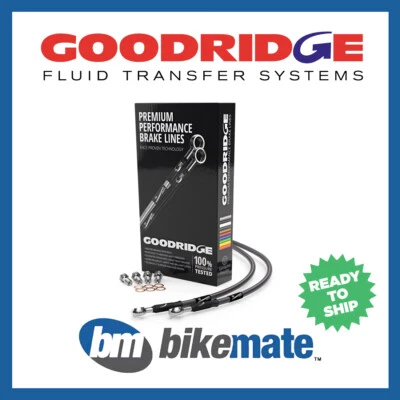 Braided Brake Line Carbon Front for KAWASAKI KX 100 2010 2011 - Image 1 of 2