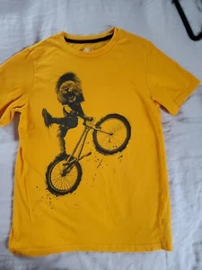 CIRCO Boys T Shirt Yello Bike Logo Shirt Short Sleeve Top Sz XL (16) - Picture 1 of 4