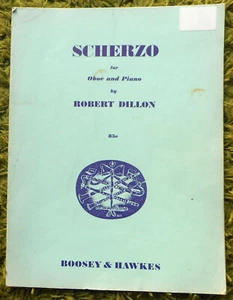 Scherzo for Oboe & Piano - Robert Dillon: Boosey & Hawkes 4+2 pgs 1964 - Picture 1 of 3