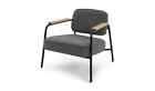 Jesper Fabric Accent Chair - Grey