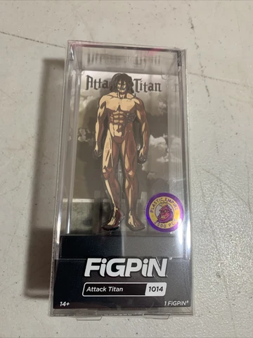 NYCC 2022 exclusive ATTACK ON TITAN FiGPiN Plastic Empire 1014 LE In Hand Cover