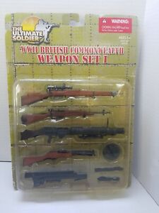 21st Century Toys Ultimate Soldier WWII British Commonwealth Weapons Set I NIP