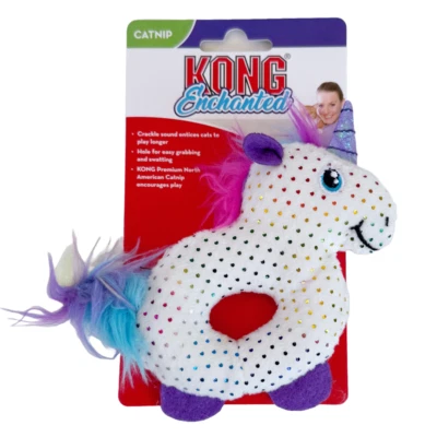 KONG Enchanted Characters- Catnip - Cat Toy - White - Brand New - Image 1 of 2