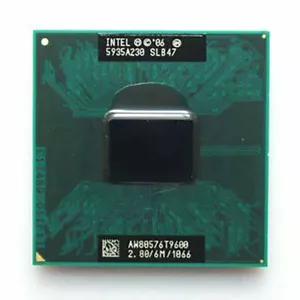 Intel Core 2 Duo T9600 CPU 2.8 GHz 1066MHz Socket P Dual-Core Processor - Picture 1 of 1