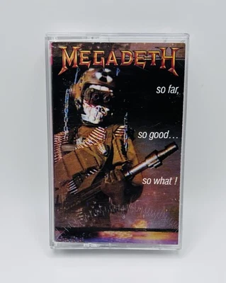 Megadeth - So Far, So Good... So What! - Cassette Tested Heavy Metal Mustaine Foto 1 de 4