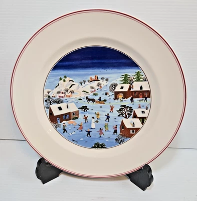 Platos de cena de Navidad Naif de 10 1/2" Villeroy & Boch, más disponibles envío extra $2 Foto 1 de 4