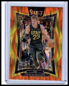 2024-25 Panini Select #62 Lauri Markkanen Orange Flash Prizm - Picture 1 of 2