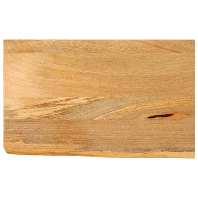 Table Top Solid Mango Wood Natural Live Edge 50 x 40 x 3.8 cm  Smooth - Image 1 of 4