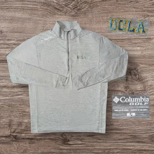 Herren Columbia Golf UCLA Bruins verwittert grau Viertelreißverschluss Jacke Medium - Bild 1 von 1