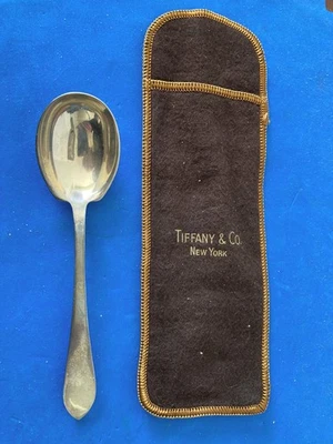 Vintage TIFFANY & CO Sterling Silver Jelly Spoon w/ Pouch - 5.75" - Image 1 of 3