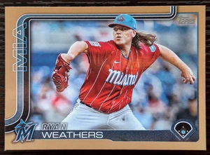 2025 Topps Series 2 - Ryan Weathers #539 Gold 0478/2025 - Picture 1 of 3